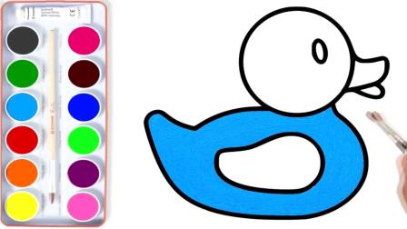 儿童彩绘：画可爱的小鸭子儿童简笔画创意美术课程