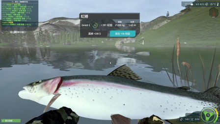 钓鱼模拟器：第一杆就吊打全场，在场的国外玩家都蒙了