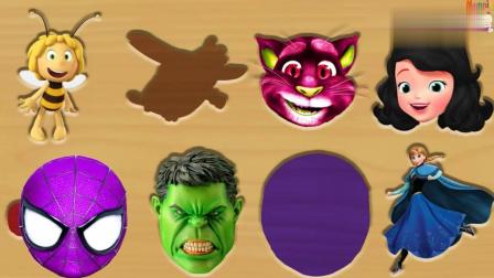 亲子互动游戏:帮卡通人物找到正确的位置!一起来吧!