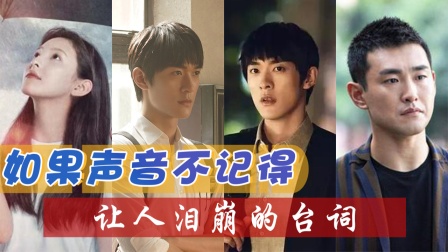 《如果声音不记得》让人泪崩的台词：哪句最触动你？