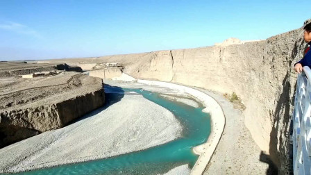 美丽的讨赖河.嘉峪关市唯一的地表河.古一墩长城的天险.甘肃省