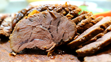 酱牛肉的家常做法，不用提前腌制懒人食谱，入味秘诀在最后一步