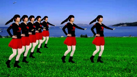 经典民歌广场舞《浏阳河》最新单人水兵舞，简单又好学