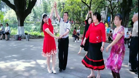 红舞狂广场舞双人舞伦巴《今天是你的生日》(2021年劳动节)