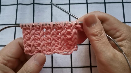 门襟花的编织视频教程，简单易学，花型适合棒针手工编织开衫毛衣-织法教程