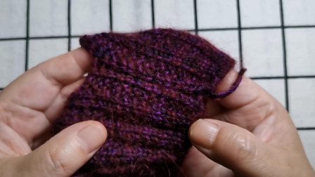 女士圆领开衫毛衣手工编织视频教程十四，毛衣边缝的缝合方法图解视频