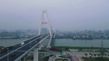 航拍广东揭阳大桥，全长2400多米，真霸气