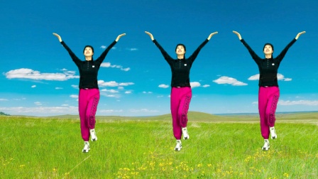阿采原创广场舞第六季之健身广场舞 广场舞《万众一心》中国强，跳出好身体，传播正能量