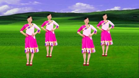 玫香广场舞 第五季  民族风格舞蹈 草原藏歌广场舞《情歌呀啦嗦》天籁之音动感大气