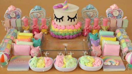 多彩史莱姆玩具 彩虹蛋糕系列史莱姆