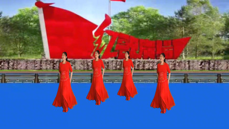精选中三步广场舞《我和我的祖国》优美抒情，祝福祖国繁荣昌盛