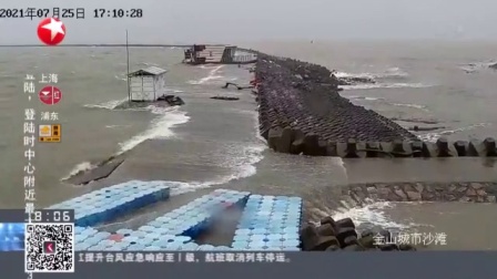 视频|上海:台风&ldquo;烟花&rdquo;来袭 沿海地区紧急转移临险群众