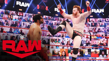 WWE RAW 2021 RAW1458：曼苏尔首秀遭遇希莫斯重击 亨贝托赛后亮相 找大白寻仇