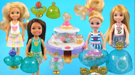 玩具故事：芭比娃娃的水晶球奇趣蛋，甜品蛋糕扭蛋机来啦