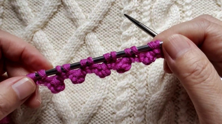 狗牙花边的编织方法视频教程，适合编织各种毛衣的衣边，新手易学图解视频