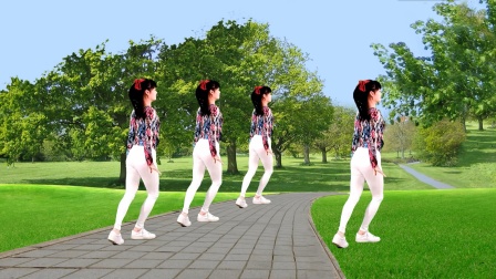 益馨广场舞-入门教学 合集5 广场舞32步《点歌的人》一支简单易学的步子舞