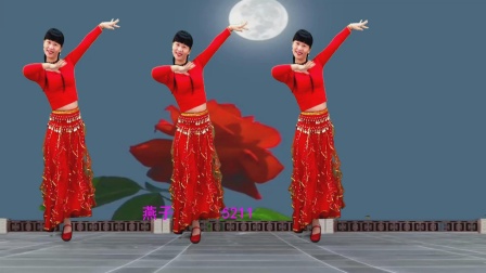 燕子广场舞之流行健身操 民族风广场舞《送我一枝玫瑰花》温柔的歌好听