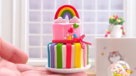 哇！好棒的彩虹蛋糕，是如何制作出来的呢？