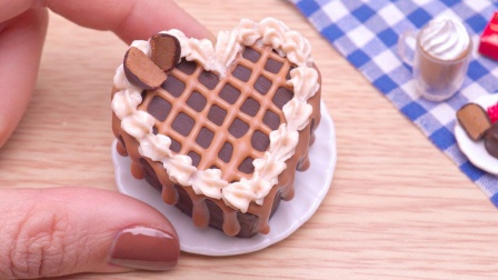哇！好美味的爱心巧克力蛋糕，一起来看看是如何制作吧！