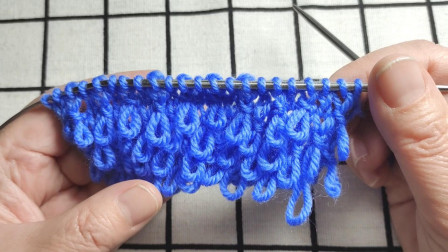 萝卜丝花的编织教程，适合手工编织童装毛衣帽子衣领和口袋衣边图解视频
