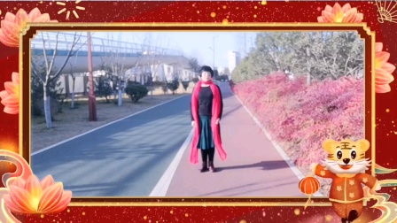 中国红，幸福红，简单大气 适合演出。西安阳阳广场舞，