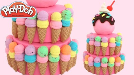 手工彩泥：一起来制作美味甜蜜的冰淇淋蛋糕吧！