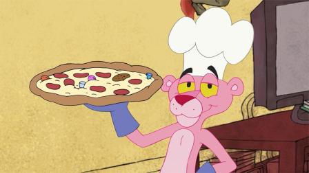 天美配音：粉红豹的肚子饿了，决定自制美味披萨，他能挑战成功吗