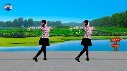 益馨广场舞-步子舞 广场舞背面示范教程《溜溜的姑娘像朵花》
