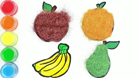 创意趣味简笔画乐园 苹果香蕉梨和橘子幼儿绘制