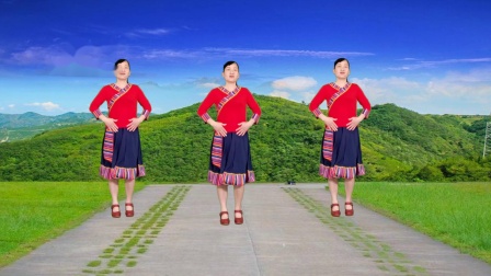 玫香广场舞 第五季  民族风格舞蹈 藏歌天籁广场舞《又见高原红》歌曲悠扬，优美大气