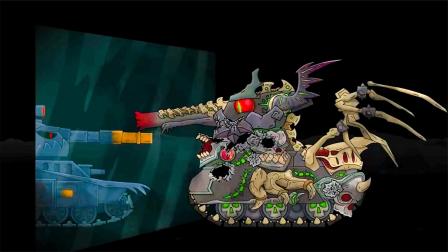 坦克动画：镜面平行世界之战，紫狐坦克和神尊坦克跨空间PK