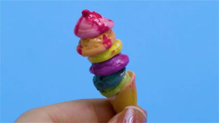 哇！看起来好美味的彩虹冰淇淋，是如何做出来的呢？