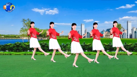 益馨广场舞-民族舞 广场舞《纳西情歌》简单欢快民族风健身舞