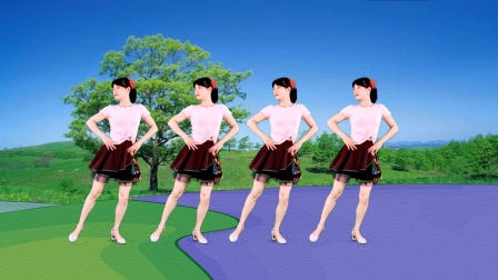 益馨广场舞-16步 合集2 流行舞16步《骑上我的小骆驼》简单的舞步，轻松的跳