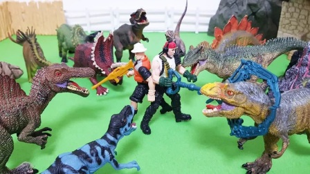 恐龙玩具岛 第2季 第22集 被包围的恐龙猎人