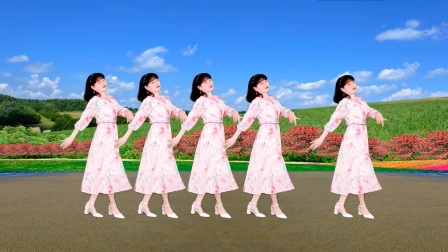 益馨广场舞简单易学中老年健身舞 好一支《幺妹住在十三寨》广场舞，好听好看真欢快，附背面教程