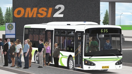 【OMSI2】巴士模拟2 客流刚开始就爆满-康市地图635路