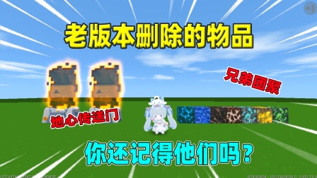 迷你世界柚子生存 迷你世界：你还记得多少老版本删除的物品！
