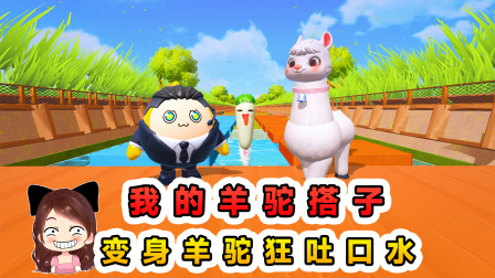 玉儿的游戏剧场 我的羊驼搭子？辉哥把我当新坐骑，我就朝他吐口水