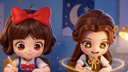 白雪公主上学记 谁的作业没有写  给我留下