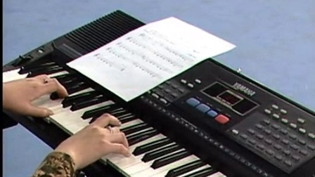 电子琴入门简谱教学演奏左手指法练习