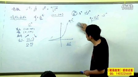 高中数学必修一指数函数与对数函数教学视频