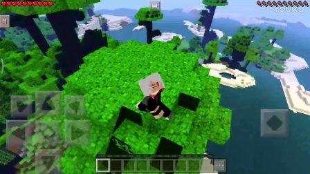 『MinecraftPE★我的世界手机版』神龙孤岛生存第一集_地图太大有点迷茫