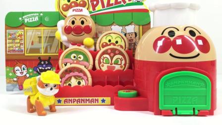 汪汪队立大功小砾面包超人披萨店获得惊喜玩具变形蛋