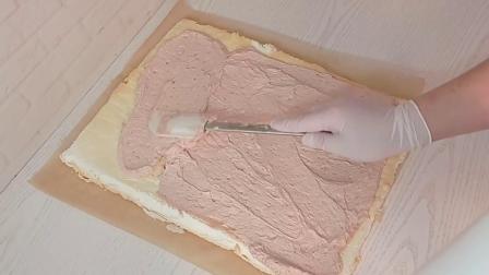 草莓蛋糕卷，颜值超高（4）