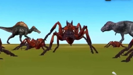 恐龙世界动画片，恐龙乐园之霸王龙与变异蚂蚁之战