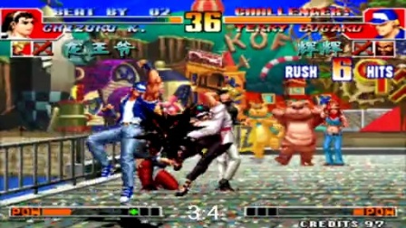 《KOF97小狼解说》龙王爷VS辉辉-辉辉非主力对决动态龟