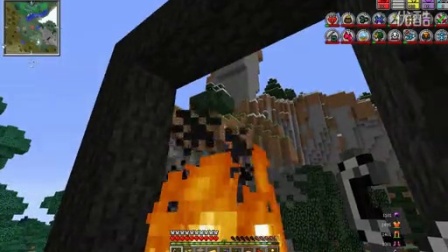 坑爹哥解说 我的世界虚无世界搞笑生存日记 P8：蒙b附魔台和传送门