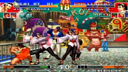 《KOF97小狼解说》黄毅VS民间高手Bell-黄老板雄风依旧鬼步逞威