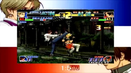 《KOF99小狼解说》三湘VS封波-格斗大神诠释格斗之魂